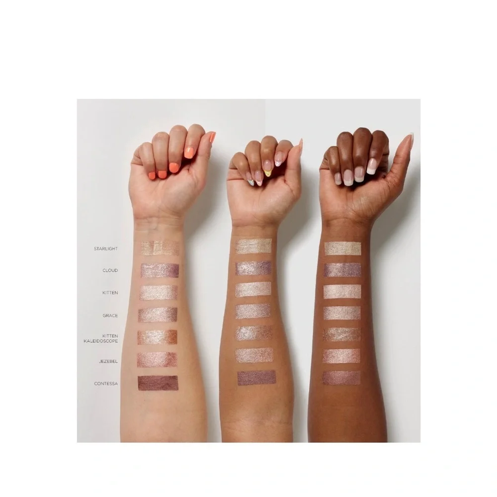 STILA • SHIMMER & GLOW LIQUID EYE SHADOW • KITTEN • NIB - Picture 7 of 10